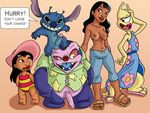  disney jumba_jookiba lilo lilo_and_stitch nani pleakley stitch 