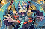  denim2 detached_sleeves drawr green_hair hair_ornament hatsune_miku long_hair necktie outstretched_arm reaching solo tears twintails very_long_hair vocaloid 