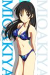  akiyama_mio bikini black_eyes black_hair gentoku highres k-on! long_hair solo swimsuit 