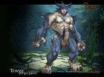  4:3 balls claws elf erection fangs male muscles penis solo standard_monitor unknown_artist wallpaper wolfman 