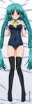  dakimakura lost_universe over_drive(artist) overdrive swimwear thighhighs 