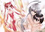  bath haiyore!_nyaruko-san koin kuuko long_hair nude nyaruko 