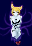  breasts corruption demon_girl evil extra_breasts female huge_breasts tamakko touhou transformation yakumo_ran 