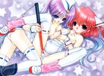  nipples paipan pantsu ramiya_ryo thighhighs topless yuri 