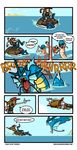  awkwardzombie blastoise brown_hair comic english_text eyewear female goggles gyarados hair hat hi_res human humor humour katie_tiedrich male mammal nintendo open_mouth pok&#233;mon pok&eacute;mon swimming text video_games water webcomic 