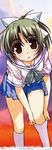  knee_socks mizukami_rondo school_uniform stick_poster toyama_midori yoake_mae_yori_ruriiro_na 