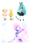  hatsune_miku kagamine_len kagamine_rin kaito shimeko vocaloid 