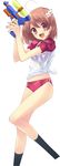  flyable_heart gym_uniform inaba_yui noizi_ito see_through wet_clothes 
