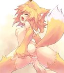  1girl animal_ear_fluff animal_ears anus ass breasts censored cervix elbow_gloves erection fang fox_ears fox_girl fox_tail gloves hetero medium_breasts moonlight_flower nipples orange_fur orange_hair penis pointless_censoring pussy ragnarok_online saliva sex short_hair solo_focus spread_pussy tail thighhighs tsuderou vaginal veins veiny_penis 