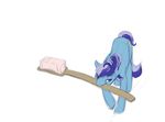  cutie_mark equine female feral friendship_is_magic horse mammal my_little_pony plain_background pony solo tooth_brush toothbrush unknown_artist white_background 