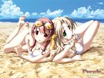  ashita_no_kimi_to_au_tame_ni beach bikini cleavage kurashima_tomoyasu mizugi till_i_reach_your_tomorrow wakamiya_asuka yuugiri_ruriko 