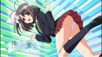  ootori_naru oretachi_ni_tsubasa_wa_nai panties ribbon school_uniform skirt skirt_lift 