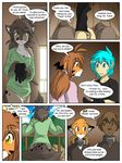  anthro blue_hair brown_hair canine cat clothed clothing comic cute dialog dialogue dog evals evals_(twokinds) eye_contact feline female flora_(twokinds) fox fur gloves grey grey_hair hair half-dressed human kathrin_(twokinds) keidran looking_at_each_other male mammal markings mike_(twokinds) orange orange_fur slit_pupils spots stripes tailwag text tiger tom_fischbach trace_(twokinds) trace_legacy twokinds webcomic white yellow_eyes 