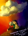  awesome cute equine female feral friendship_is_magic hair horn horns horse long_hair lyra_(mlp) lyra_heartstrings_(mlp) mammal my_little_pony orange_hair ottanta picnic_basket pony short_hair sunset unicorn white_hair 