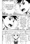  2boys comic copyright_request greyscale highres minazuki_juuzou monochrome multiple_boys translated 