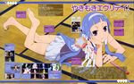  absurdres aoba_tsugumi blue_hair head_band headband kannagi mikuriya_jin nagi-sama purple_eyes skirt zange-chan 