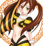  bleach bleach:_zanpakutou_ibun_hen brown_hair long_hair lowres suzumebachi zanpakuto_spirit zanpakutou_(spirit) 