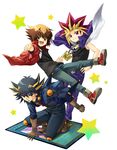  atemu elmou fudou_yuusei male yugioh yugioh_5d&#039;s yugioh_gx yuki_judai 