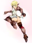  anus armor armor_boots blonde boots breath_of_fire gauntlets green_eyes hortensia oppai oshiri pointed_ears skirt tagme vagina 