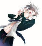  cum niou_masaharu school_uniform tennis_no_ouji-sama tennis_no_oujisama white_hair yaoi 