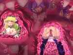  3girls anal aomidori fucked_silly game_cg highres multiple_girls tentacle vore 