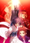  araya_souren cornelius_alba enjou_tomoe kara_no_kyoukai kimono ryougi_shiki shirazumi_lio sword takeuchi_takashi type-moon 