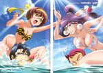  baba_tsutsuji bikini binding_discoloration cleavage fixme gap mizugi shinguji_shigure sora_wo_kakeru_shoujo subaru_byakuya yuuri_sakharov 