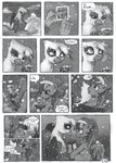  black_and_white christmas comic crookedtrees crying dialog duo english_text equine eyes_closed female feral friendship_is_magic gift gilda_(mlp) greyscale gryphon hat holidays hug mammal monochrome my_little_pony pegasus photo railgunner rainbow_dash_(mlp) santa_hat smile snow tears text wings 