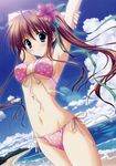  akane_iro_ni_somaru_saka bikini cleavage mizugi nagase_minato ryohka 