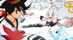  itezora_konayuki katanagatari snow tagme yasuri_shichika 