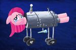  blue_eyes crossover crying iron_lung kefkafloyd my_little_pony pink_hair pinkie_pie_(mlp) rockos_modern_life sad spoof straight_hair 