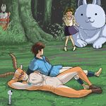  ashitaka moro muska san studio_ghibli tagme yaoi 