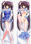  bra caramel-box dakimakura norita open_shirt pantsu stick_poster tagme thighhighs 