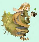  clover drill_hair four-leaf_clover fumiyomogi heterochromia highres long_hair rozen_maiden solo suiseiseki 