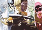  bleach hitsugaya_toushirou ichimaru_gin kaname_tousen kuchiki_byakuya kurosaki_ichigo kurotsuchi_mayuri male shunsui_kyouraku tite_kubo 