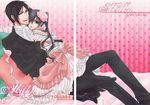  ciel_phantomhive dress gap kuroshitsuji male megane paper_texture sebastian_michaelis trap yaoi 