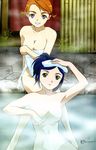  breasts cleavage find_similar kuga_natsuki large_breasts my-hime nude onsen tokiha_mai towel 