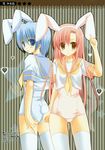  animal_ears ayasaki_hayate crossdressing hayate_no_gotoku! katsura_hinagiku kemonomimi kokikko mizugi sesena_yau sukumizu thighhighs trap usamimi 