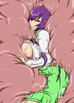  bhm breasts busujima_saeko highschool_of_the_dead inside_creature large_breasts octopus purple_hair source_request vore 