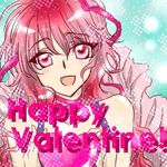  bibirin female lowres magic_knight_rayearth red_eyes red_hair shidou_hikaru solo valentine 