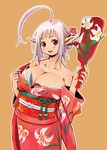  cleavage elf kimono nomura_ryouji tagme 