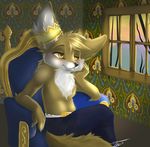  2011 canine crown fennec fox king male royalty solo tassy throne topless 