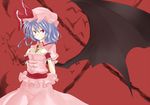  bad_id bad_pixiv_id bat bat_wings blue_hair bow hat hat_bow kikiriri red_eyes remilia_scarlet short_hair solo too_many too_many_bats touhou wings wrist_cuffs 