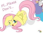  alicorn cutie_mark duo eep english_text equine female feral fluttershy_(mlp) friendship_is_magic green_eyes hair horn imminent_rape mammal my_little_pony pegasus pink_hair plain_background princess_celestia_(mlp) princess_molestia_(mlp) text unknown_artist white_background winged_unicorn wings 