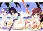  beach bikini chainsaw mizugi nanashiro_nanami nogizaka_haruka_no_himitsu nogizaka_mika sakurazaka_hazuki shaa 