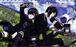  bleed_through ciel_phantomhive eyepatch kuroshitsuji male scanning_artifacts sebastian_michaelis 