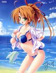  77 bikini cleavage erect_nipples hoshiba_sora mizugi open_shirt tenmaso whirlpool 
