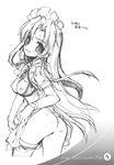  kawashima_ami mamagult monochrome nipples nopan open_shirt oppai toradora! ukyou_takao 