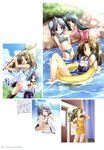  azuma_ayami dress fujiwara_warawara mizugi natsushoujo serizawa_aki spats sukumizu summer_dress yuuki_miyako 