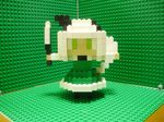  green_eyes katana konpaku_youmu konpaku_youmu_(ghost) lego making_of no_mouth photo silver_hair solo sword touhou weapon you_rei_(blowback) 